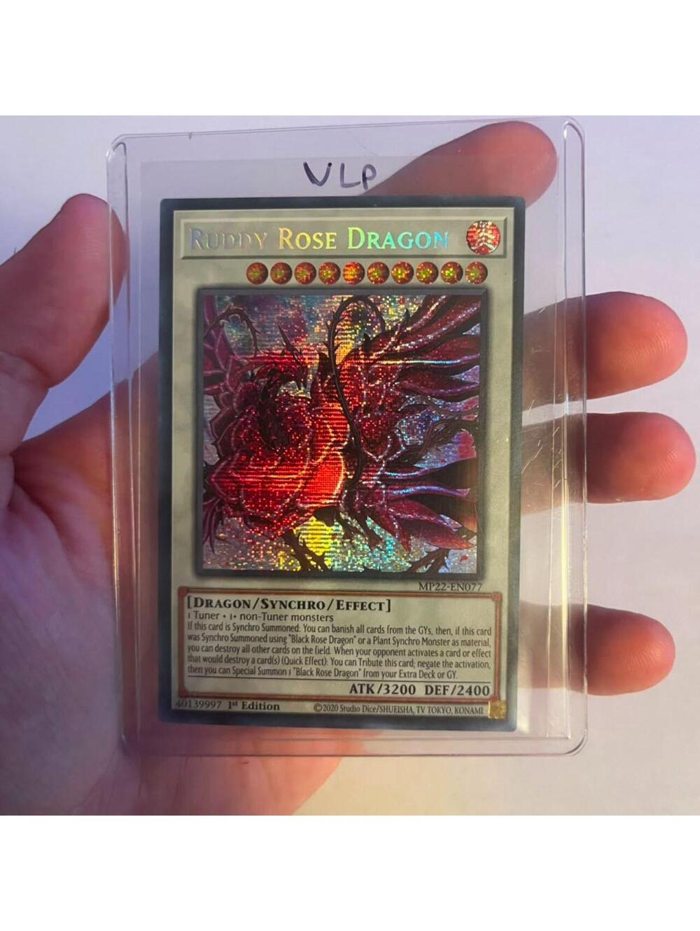 Ruddy Rose Dragon MP22-EN077 - 1st Ed Prismatic Secret Rare Holo